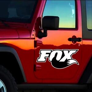 Fox racing logo decal sticker
